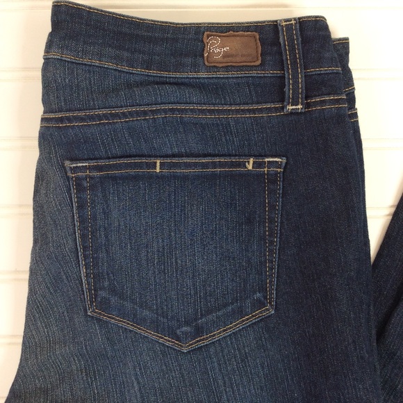 Paige Premium Jeans Peg Skinny Dark Wash 30 - Picture 6 of 7